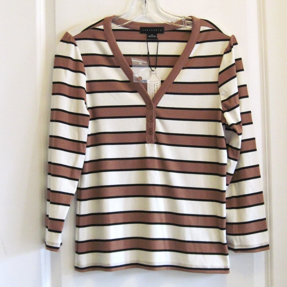 Sanctuary 3/4 Sleeve Henley